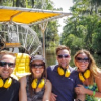 Air boating on the bayou